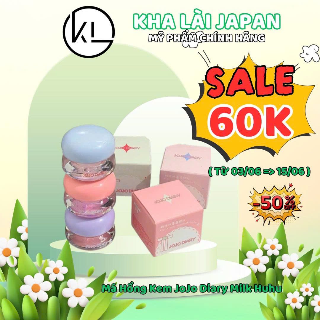 Má Hồng Kem JOJO Diary Milk