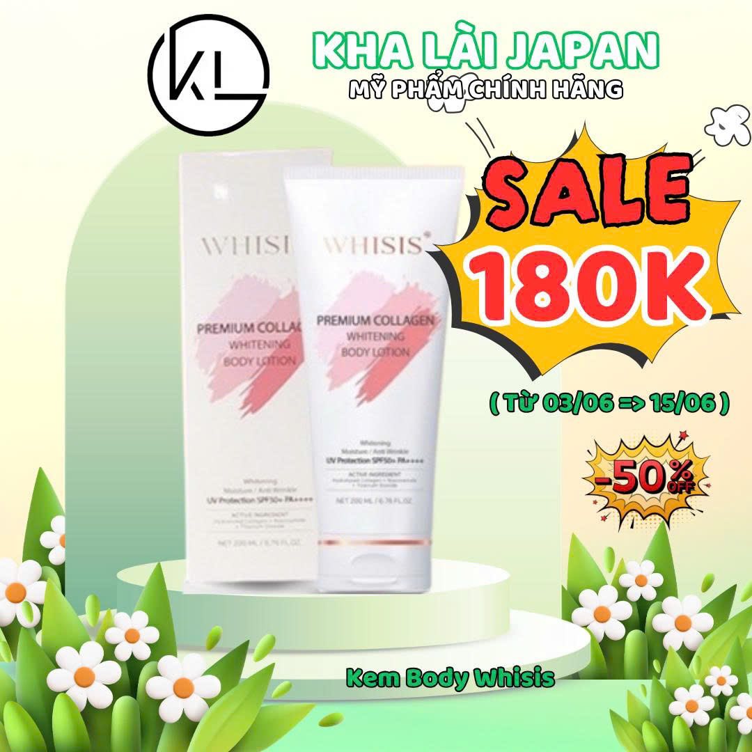 Kem Body Whisis Premium Collagen Whitening